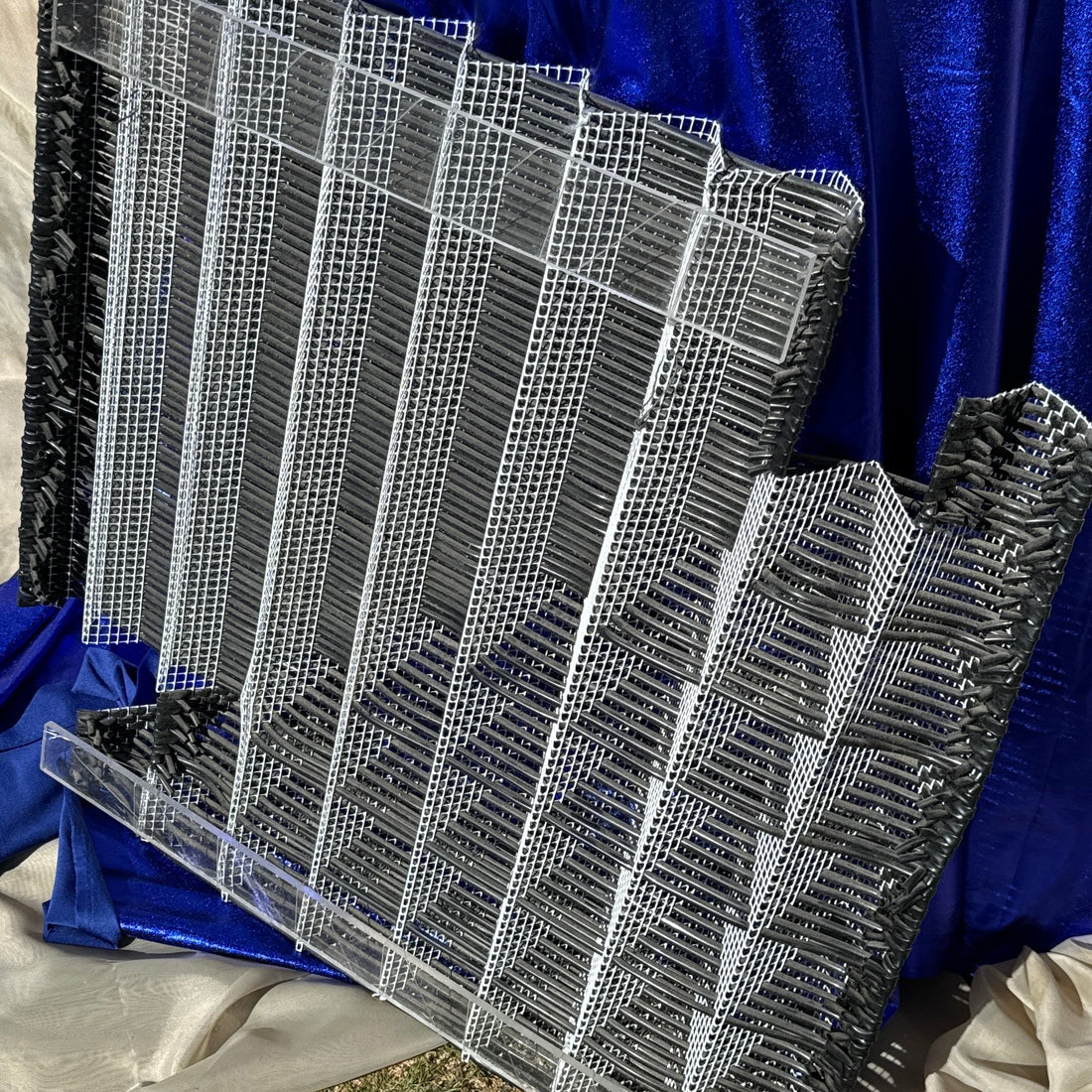 Artist-Made Rubber & Wire 3D Wall Art - Monte Visión