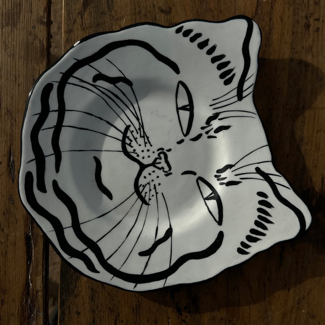 Vintage Handmade Cat Face Dishes- Set of 5 - Monte Visión