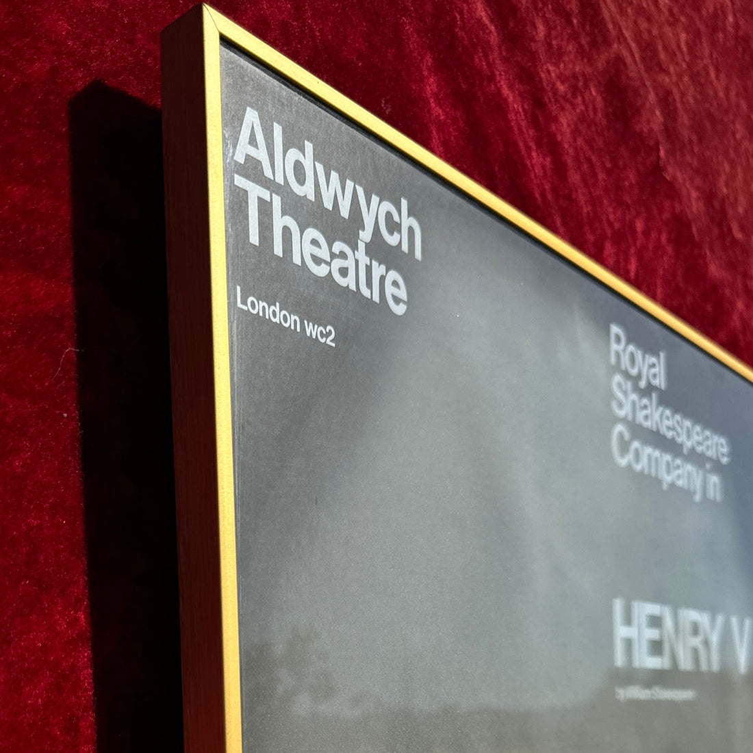 1960's George Mayhew Royal Shakespeare Company Henry V Framed Graphic Poster - Monte Visión