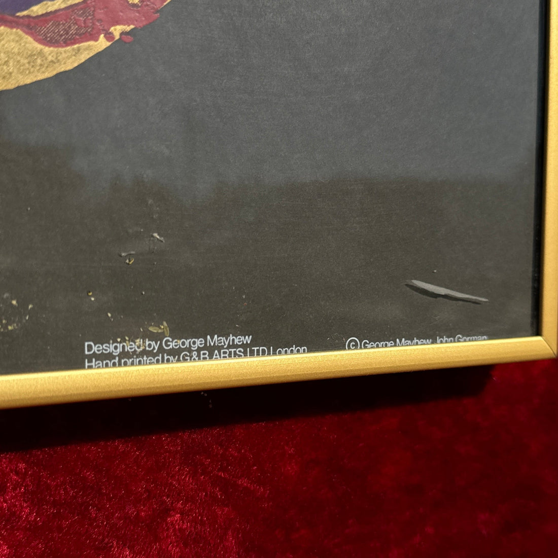 1960's George Mayhew Royal Shakespeare Company Henry V Framed Graphic Poster - Monte Visión