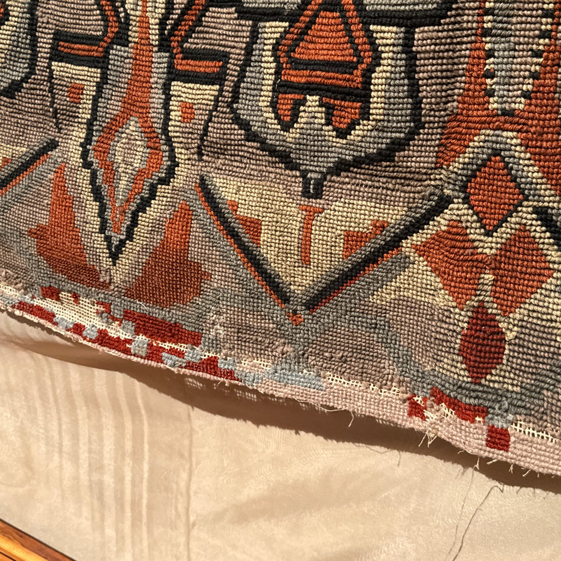 1970's Andean Rorschach Psychedelic Tapestry - Monte Visión