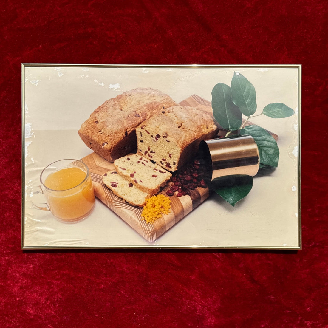 1970's Cranberry Orange Loaf Food Still Life - Monte Visión