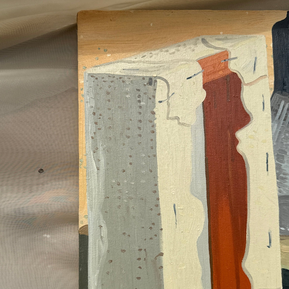 1970's Surrealist Artists Table Top Still Life - Monte Visión