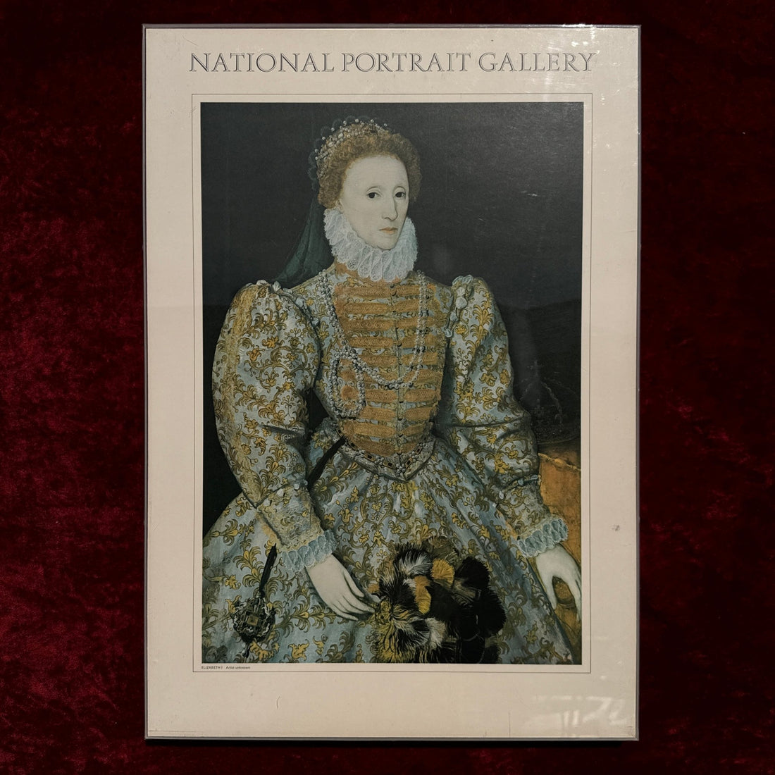Framed National Portrait Gallery Elizabeth I Poster - Monte Visión