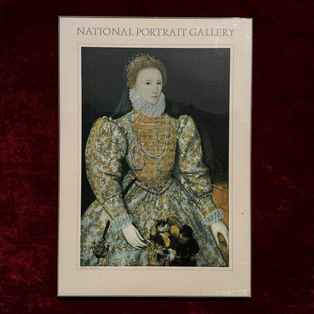 Framed National Portrait Gallery Elizabeth I Poster - Monte Visión
