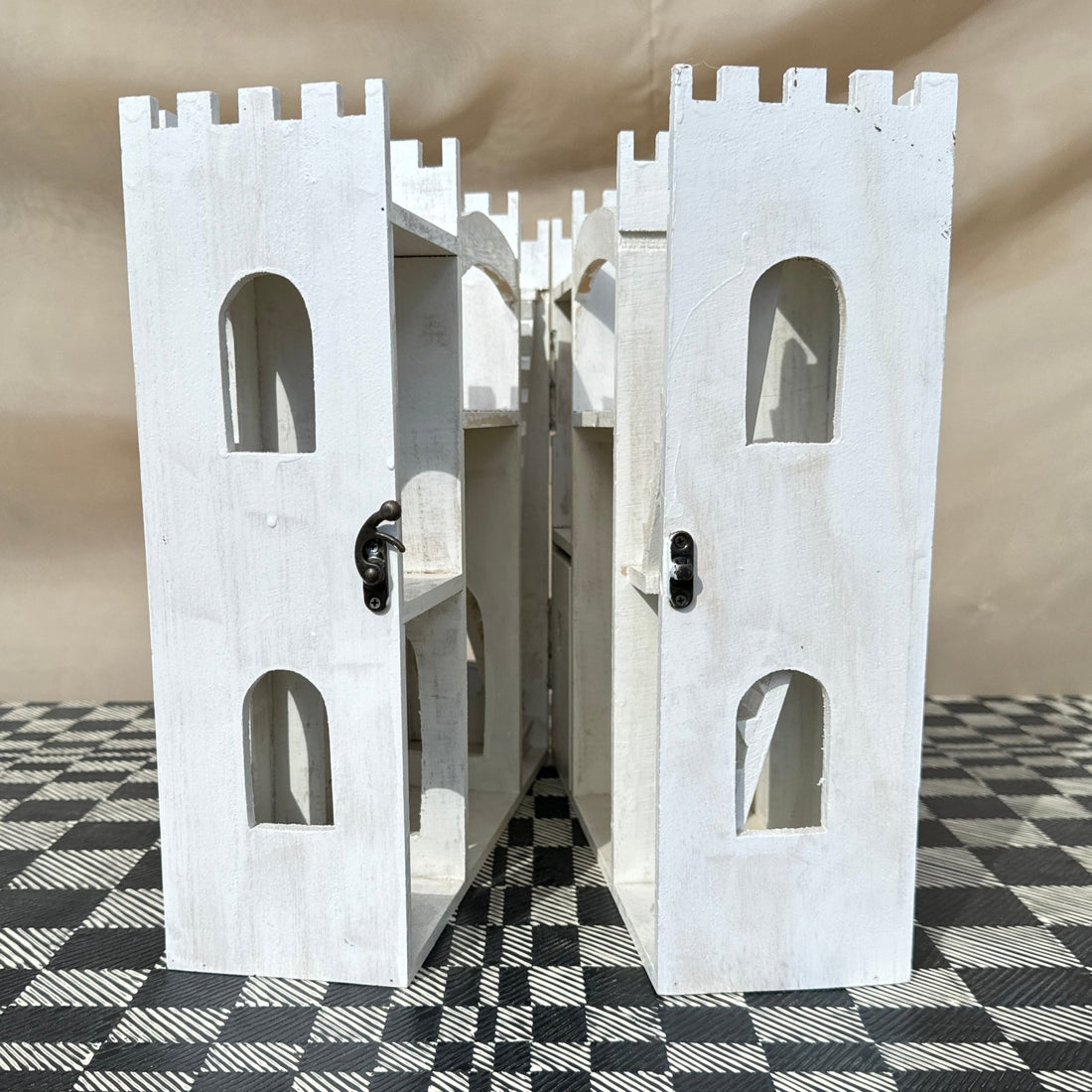 Handmade Wood Trinket Castle Storage - Monte Visión