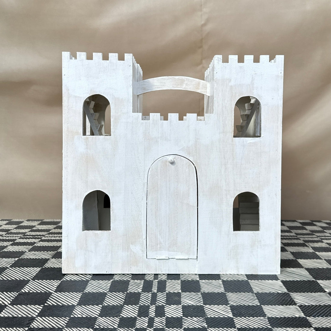Handmade Wood Trinket Castle Storage - Monte Visión
