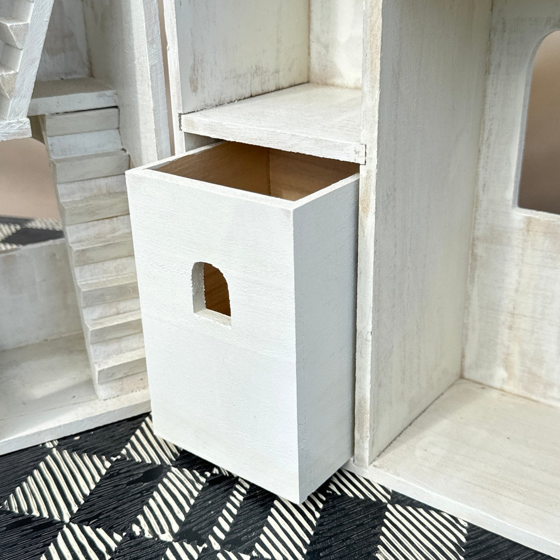 Handmade Wood Trinket Castle Storage - Monte Visión