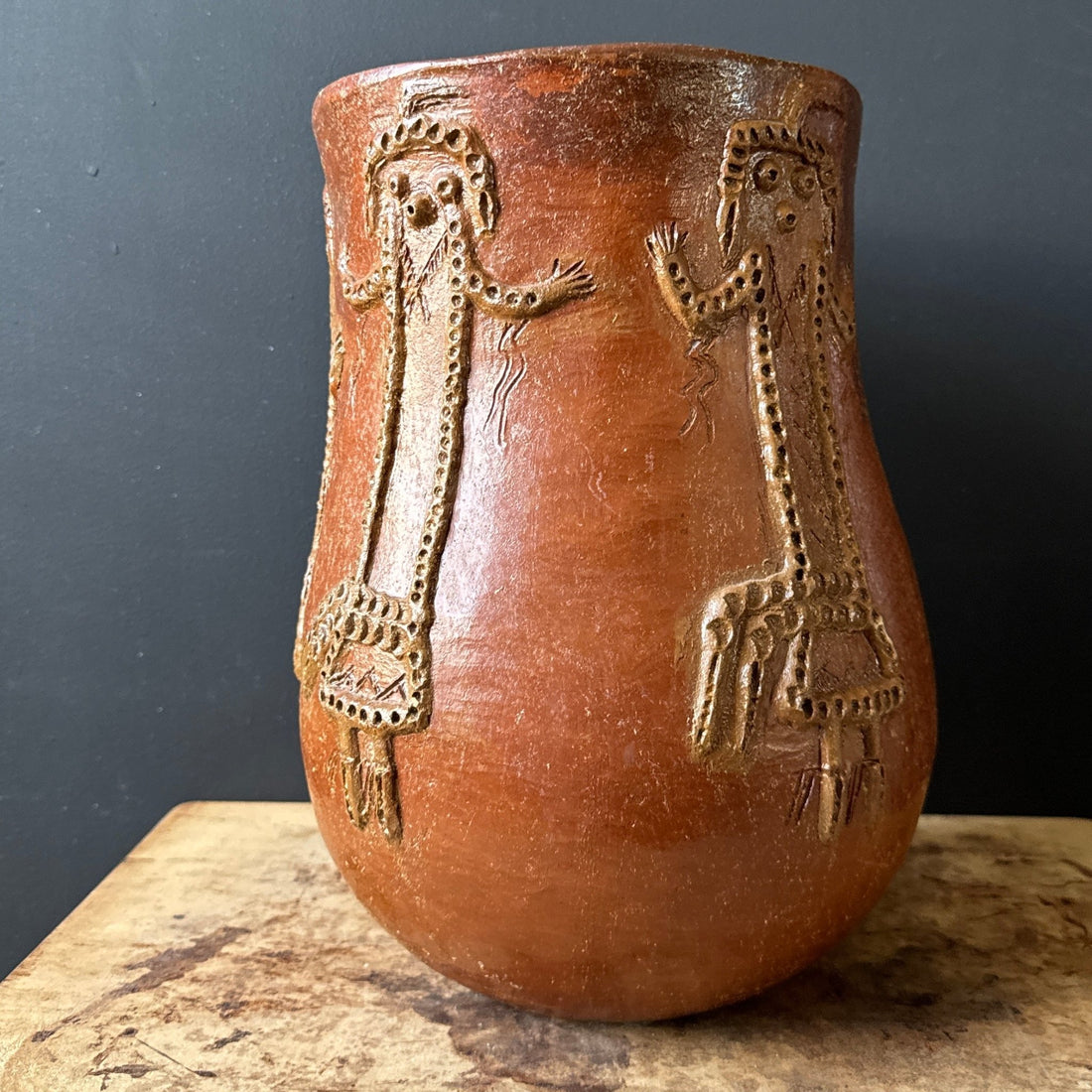 Navajo Corn Maiden Pottery by Faye Tso - Monte Visión