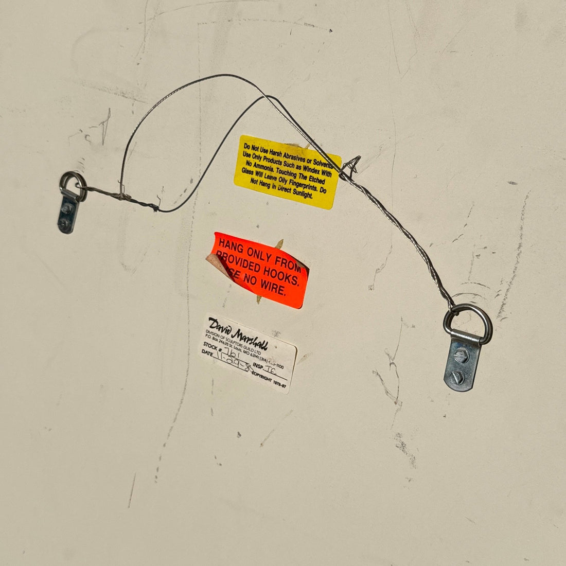 Postmodern Geometric Pastel David Marshall Wall Mirror - Monte Visión