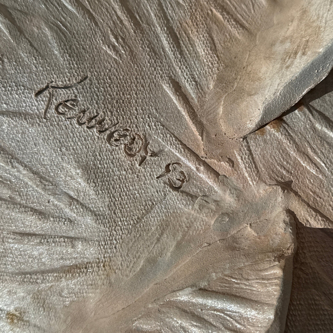 Postmodern Irredescent Slab Bowl Or Wall Art - Monte Visión