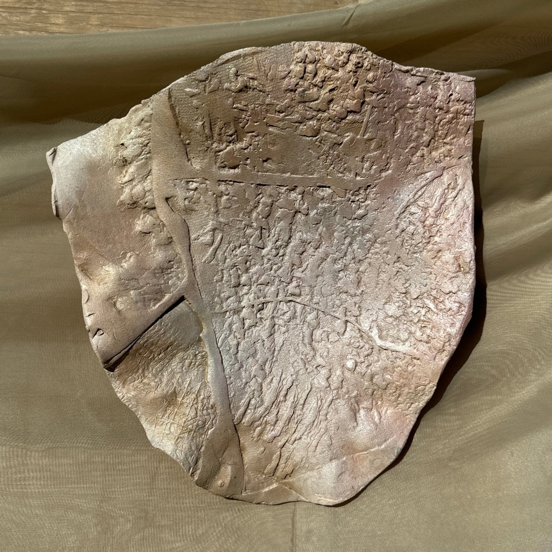 Postmodern Irredescent Slab Bowl Or Wall Art - Monte Visión