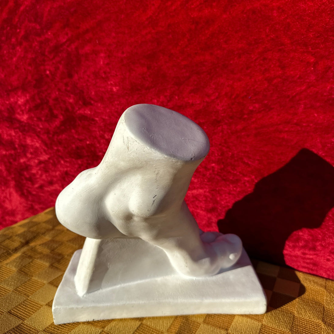 Postmodern Oversized Plaster Male Foot - Monte Visión