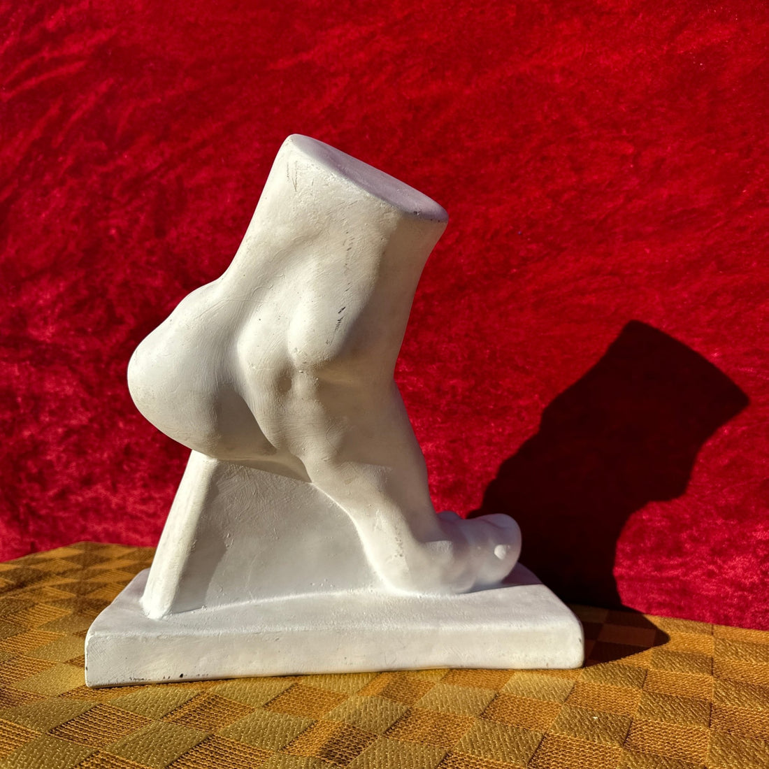 Postmodern Oversized Plaster Male Foot - Monte Visión