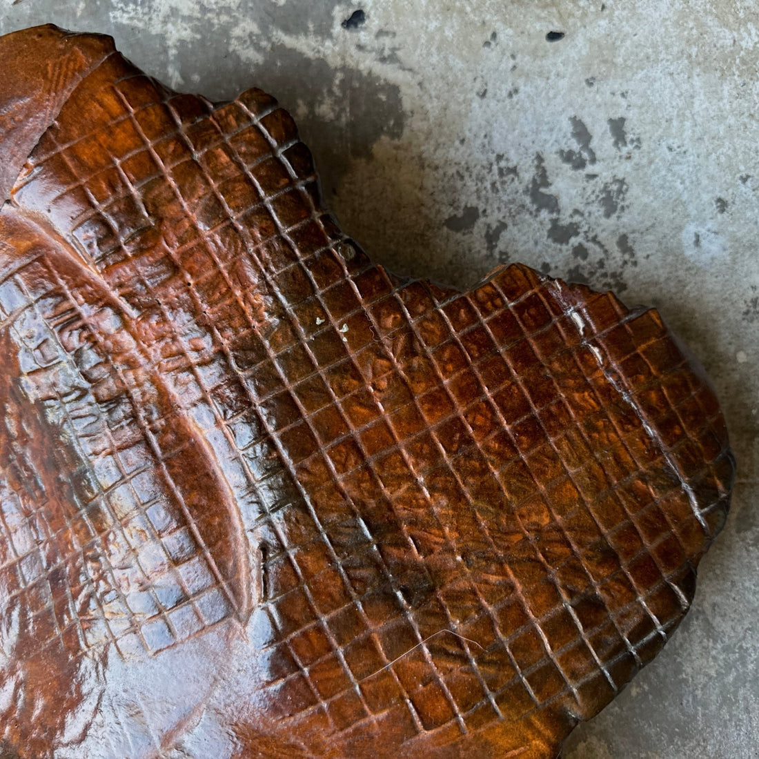 Postmodern Signed Oversized Studio Pottery Wall Art or Bowl - Monte Visión