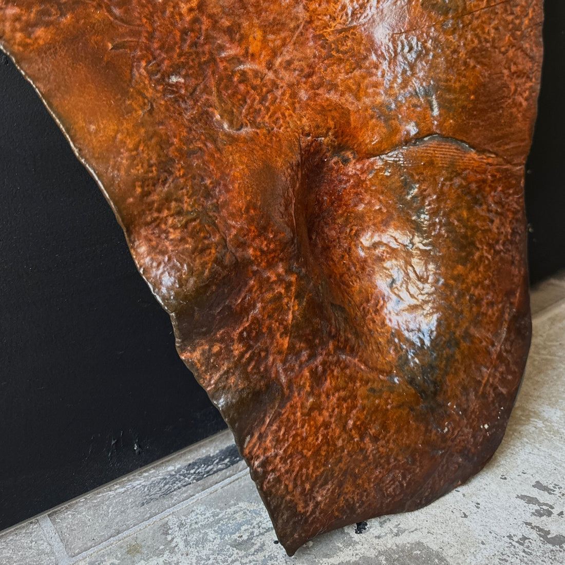 Postmodern Signed Oversized Studio Pottery Wall Art or Bowl - Monte Visión