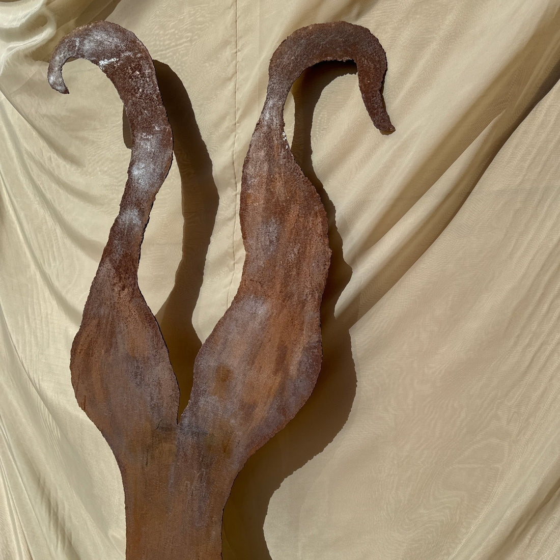 Postmodern Torch-Cut Solid Steel Whimsical Jester Accent Chair - Monte Visión