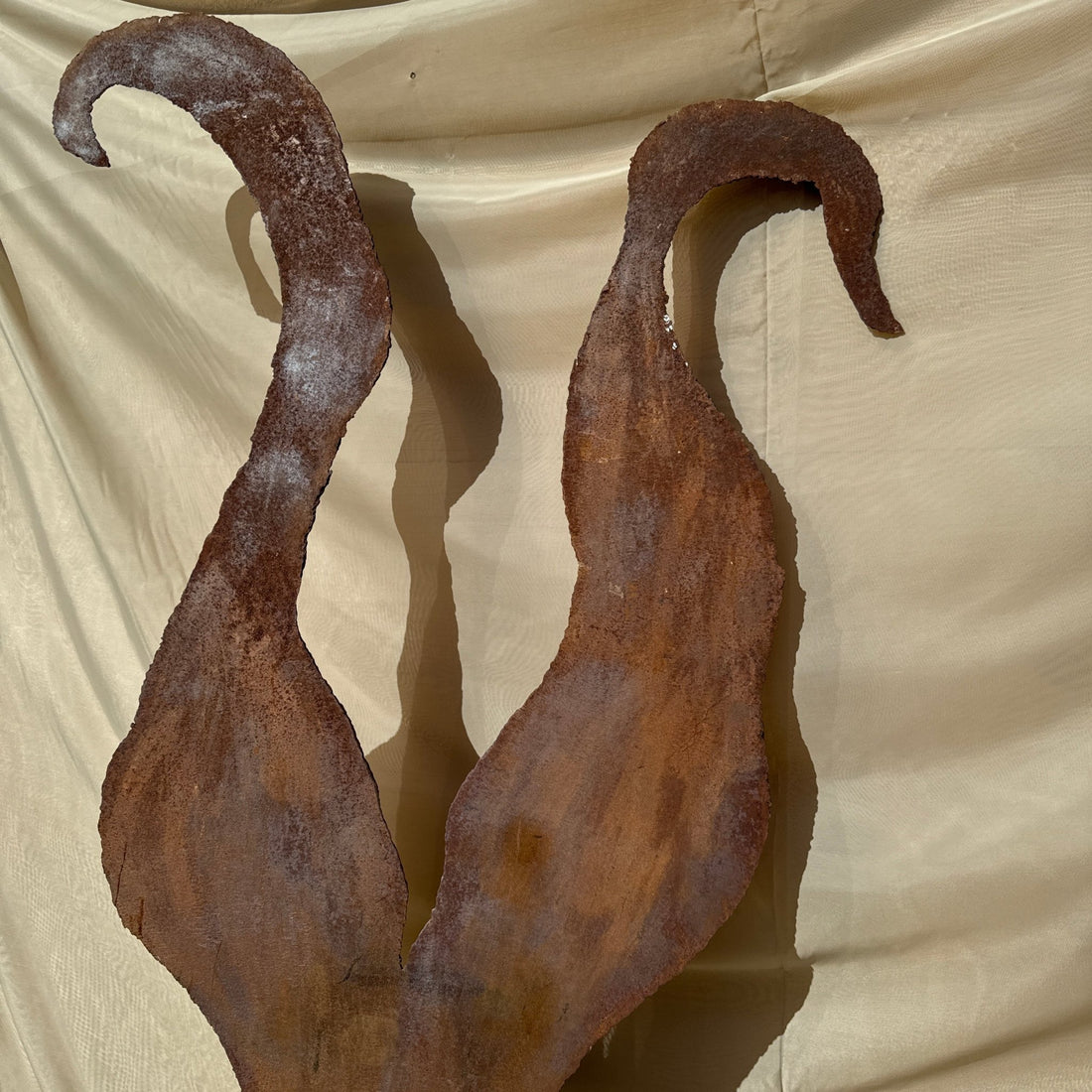 Postmodern Torch-Cut Solid Steel Whimsical Jester Accent Chair - Monte Visión