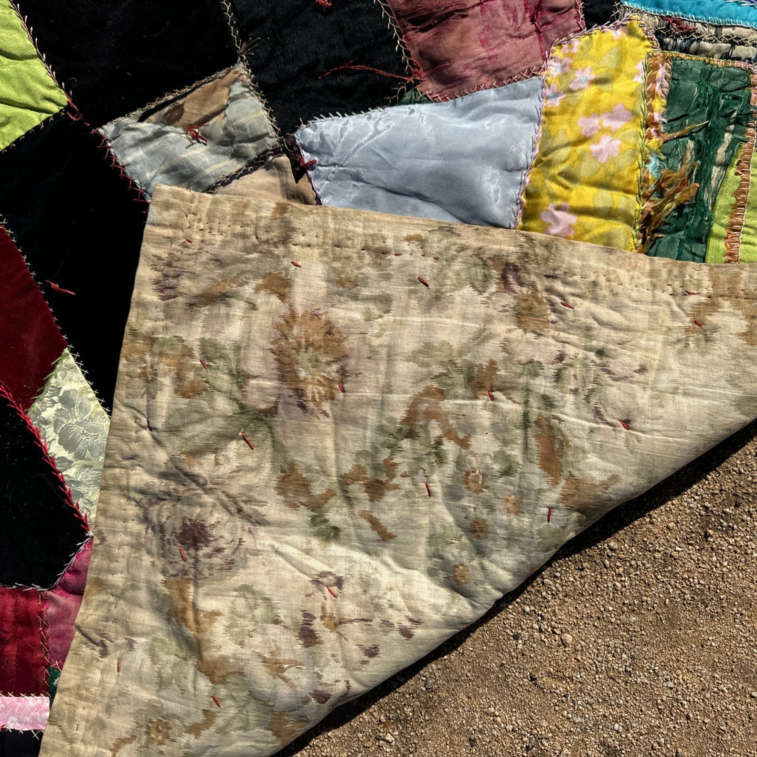 Victorian Children's Crazy Quilt - Monte Visión