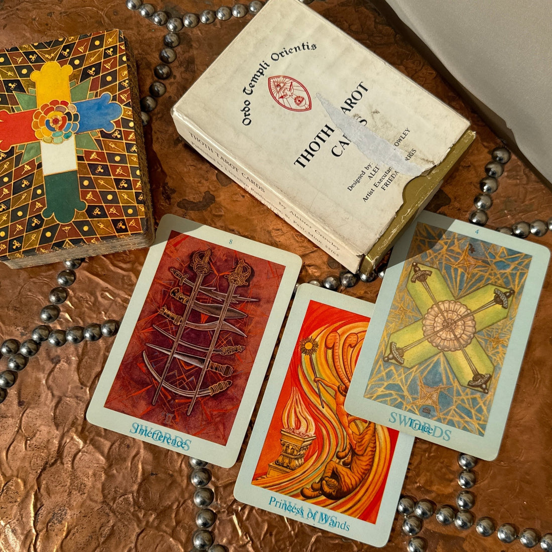 Vintage 1st Edition 1973 Aleister Crowley Thoth Tarot Cards - Monte Visión