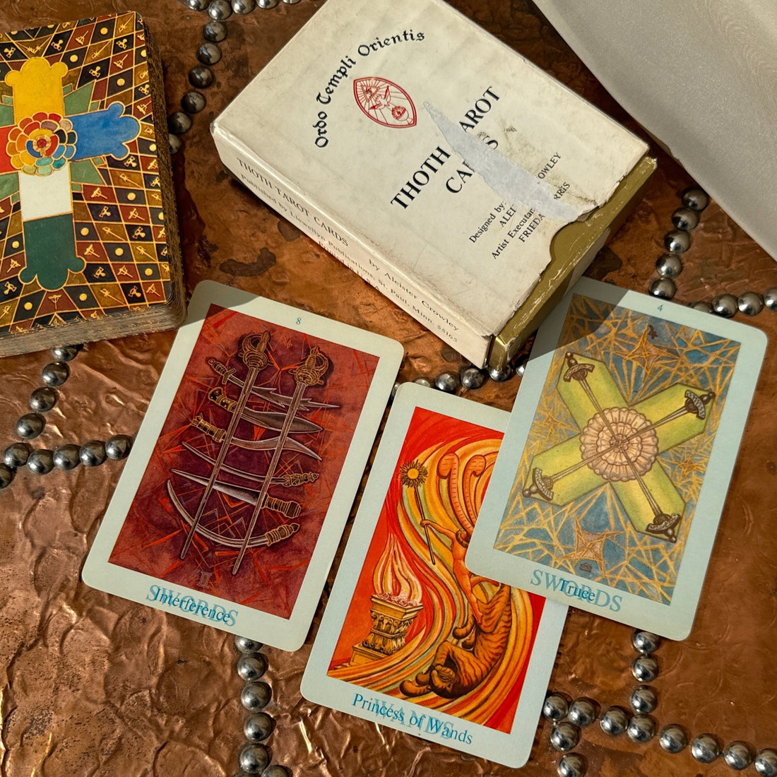 Vintage 1st Edition 1973 Aleister Crowley Thoth Tarot Cards - Monte Visión