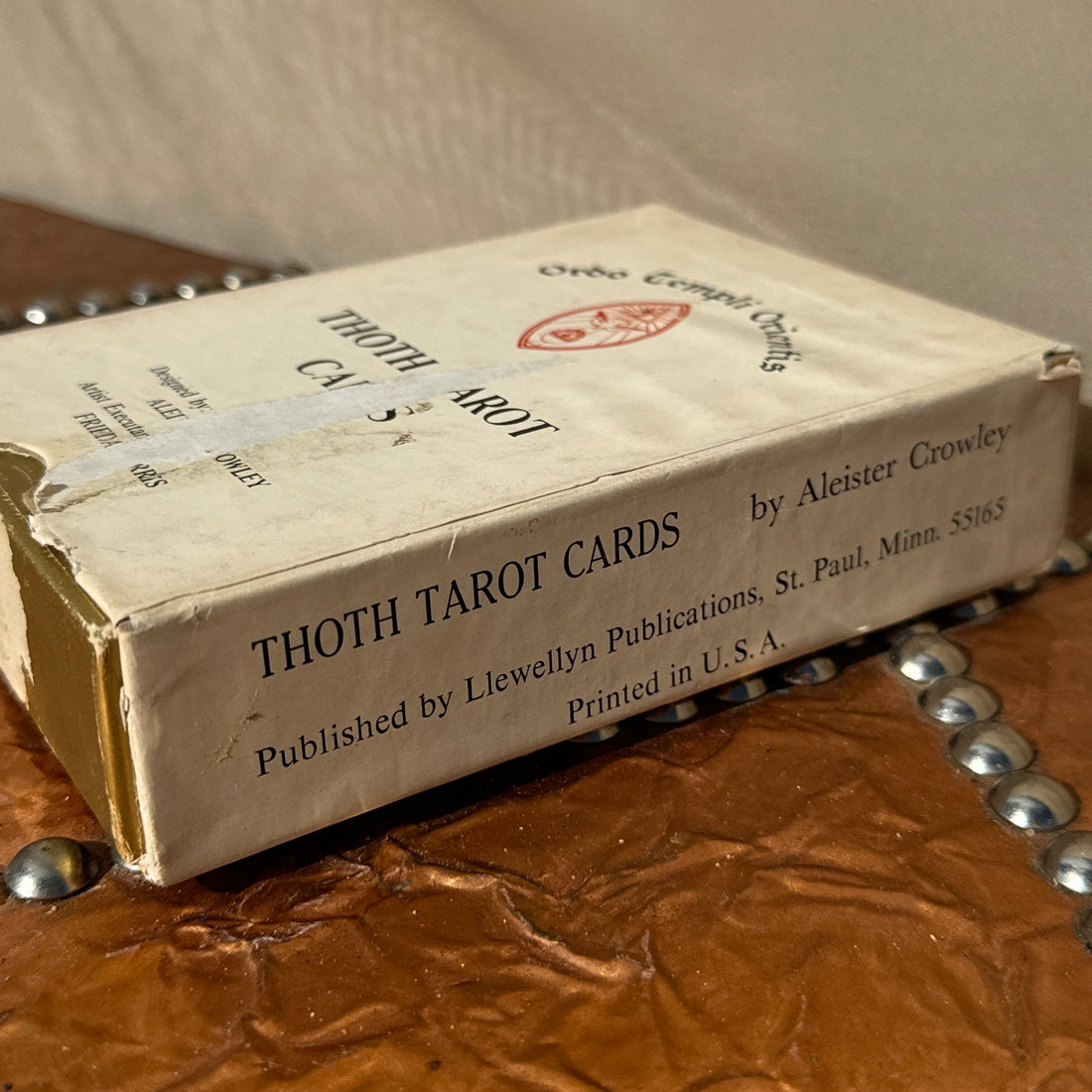 Vintage 1st Edition 1973 Aleister Crowley Thoth Tarot Cards - Monte Visión