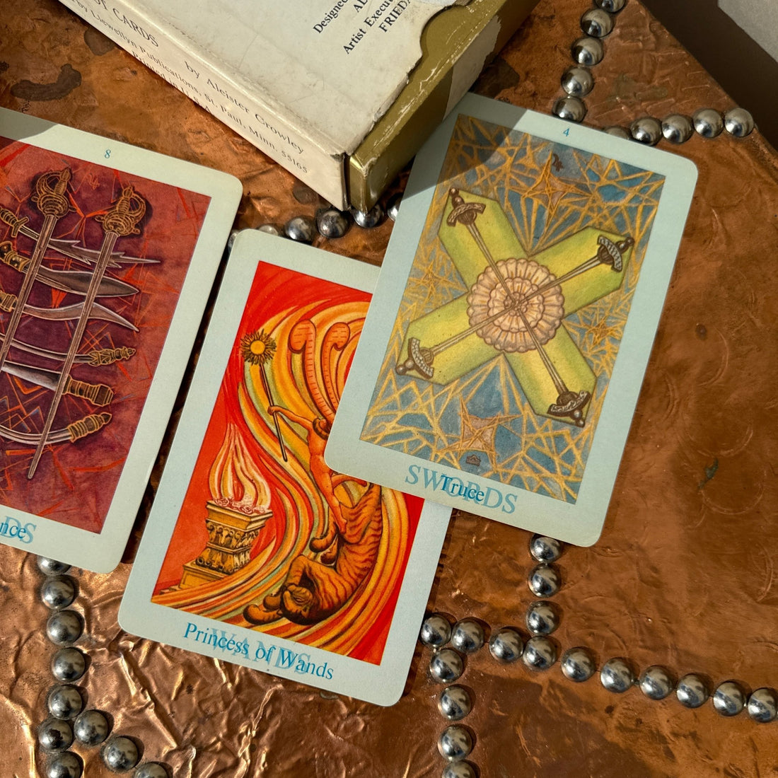 Vintage 1st Edition 1973 Aleister Crowley Thoth Tarot Cards - Monte Visión