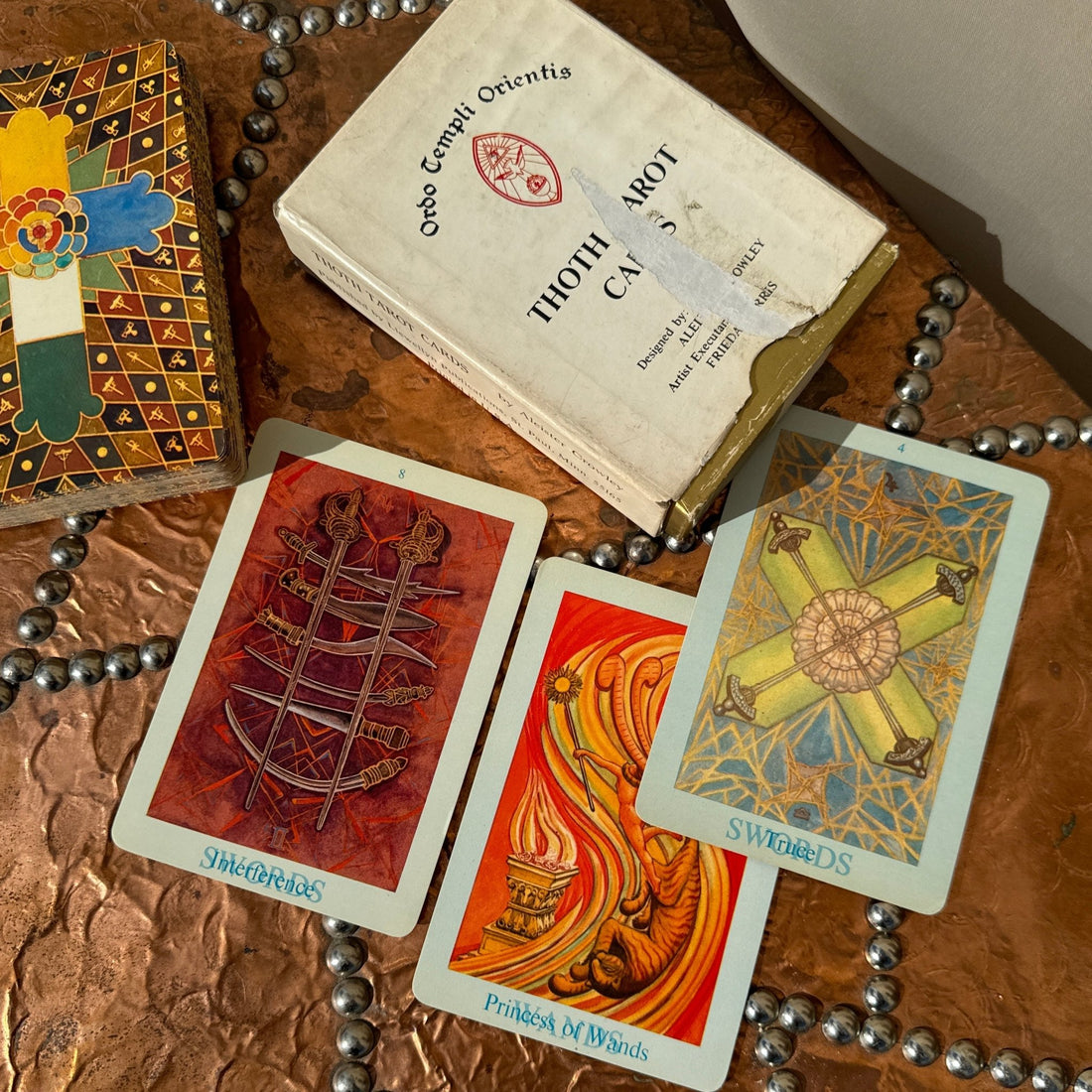 Vintage 1st Edition 1973 Aleister Crowley Thoth Tarot Cards - Monte Visión
