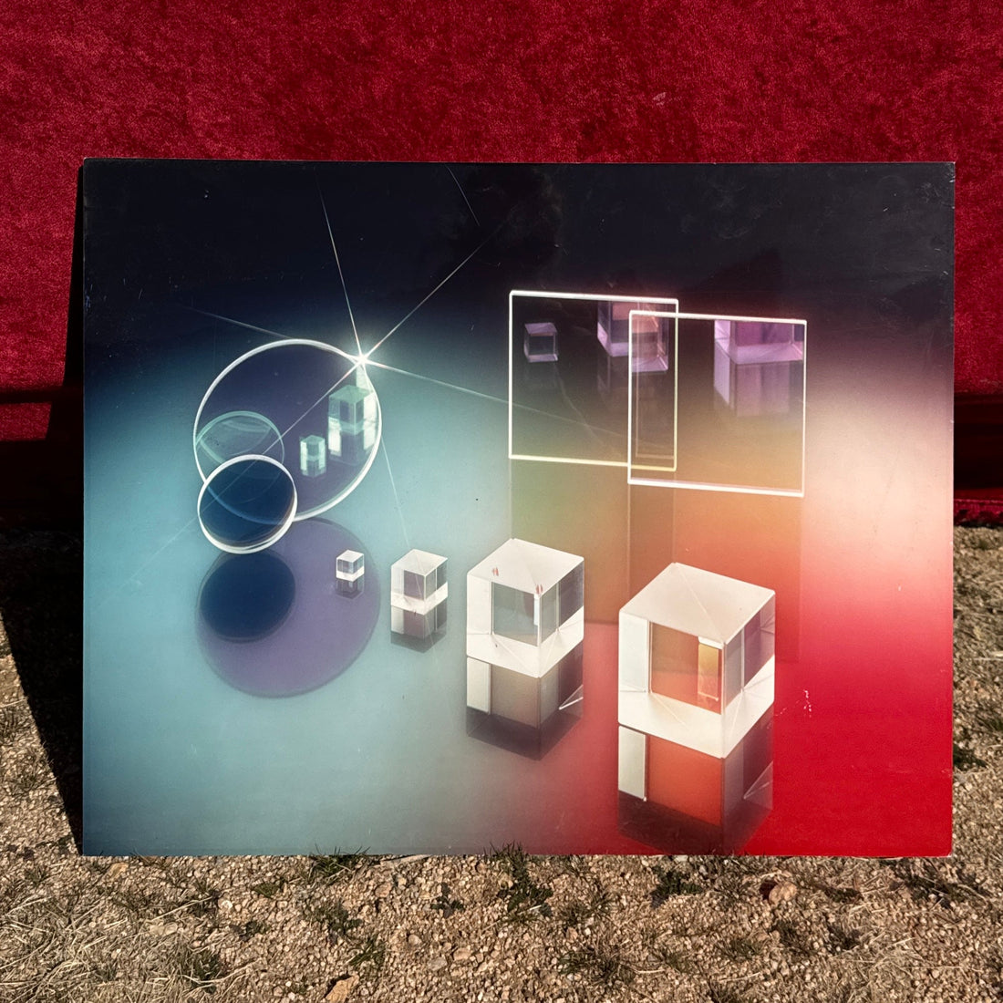 Vintage 3D Photo-Finish Mounted Graphic Art - Monte Visión