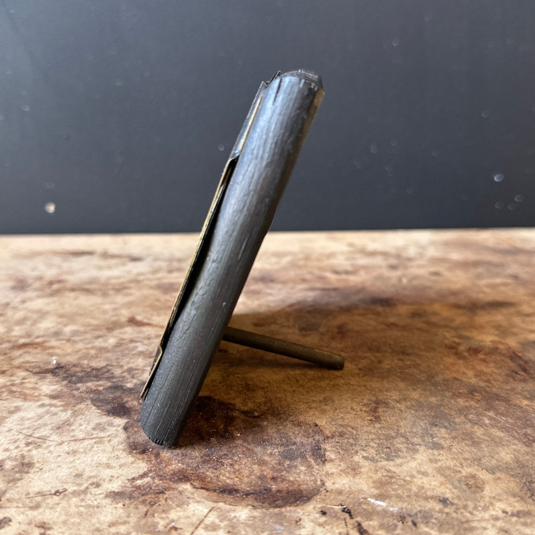 Vintage Brass & Wood Perpetual Calendar - Monte Visión