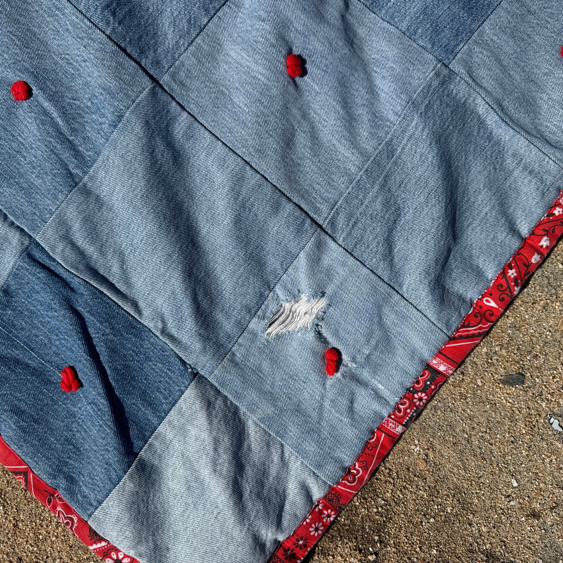 Vintage Levi's Patchwork Quilt - Monte Visión