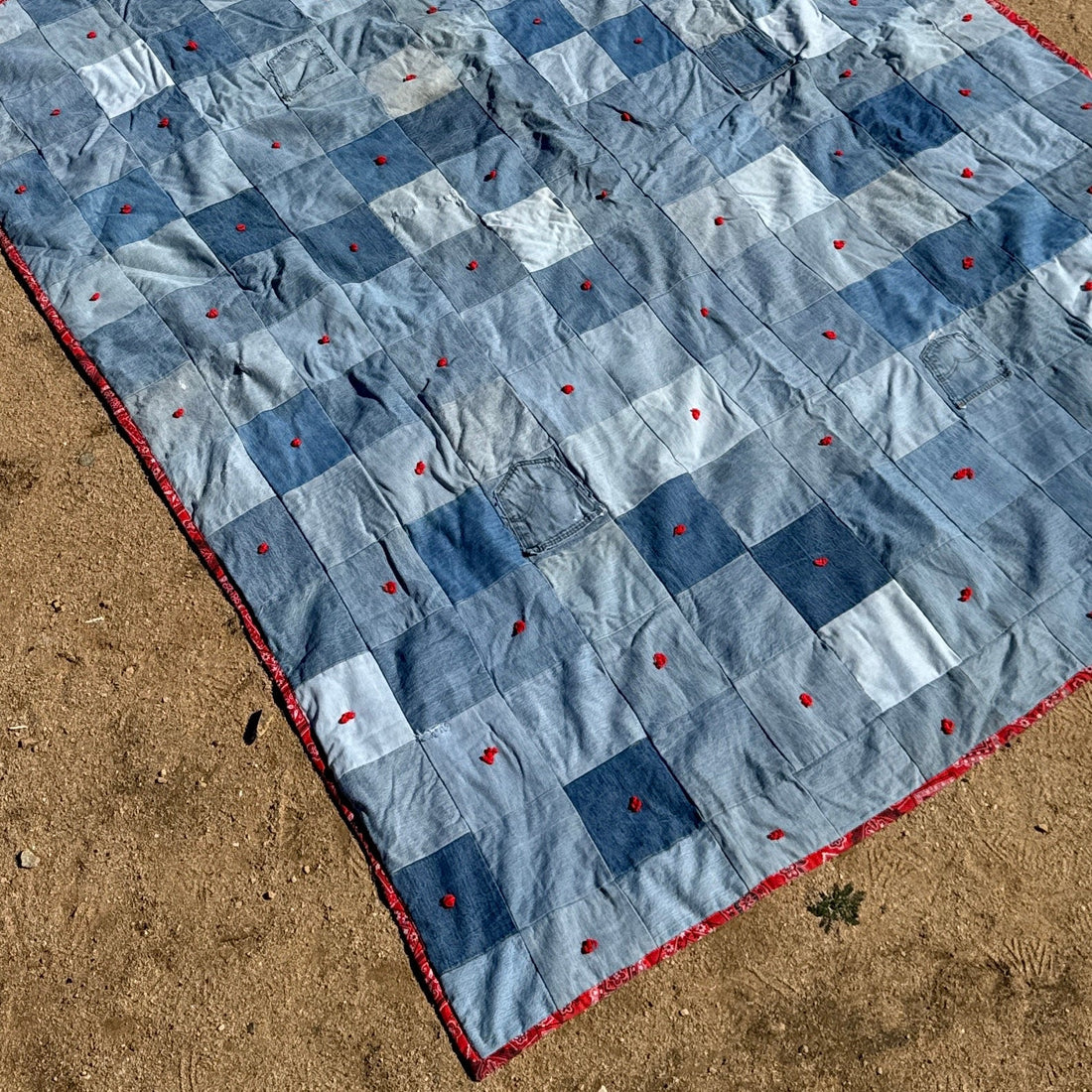 Vintage Levi's Patchwork Quilt - Monte Visión