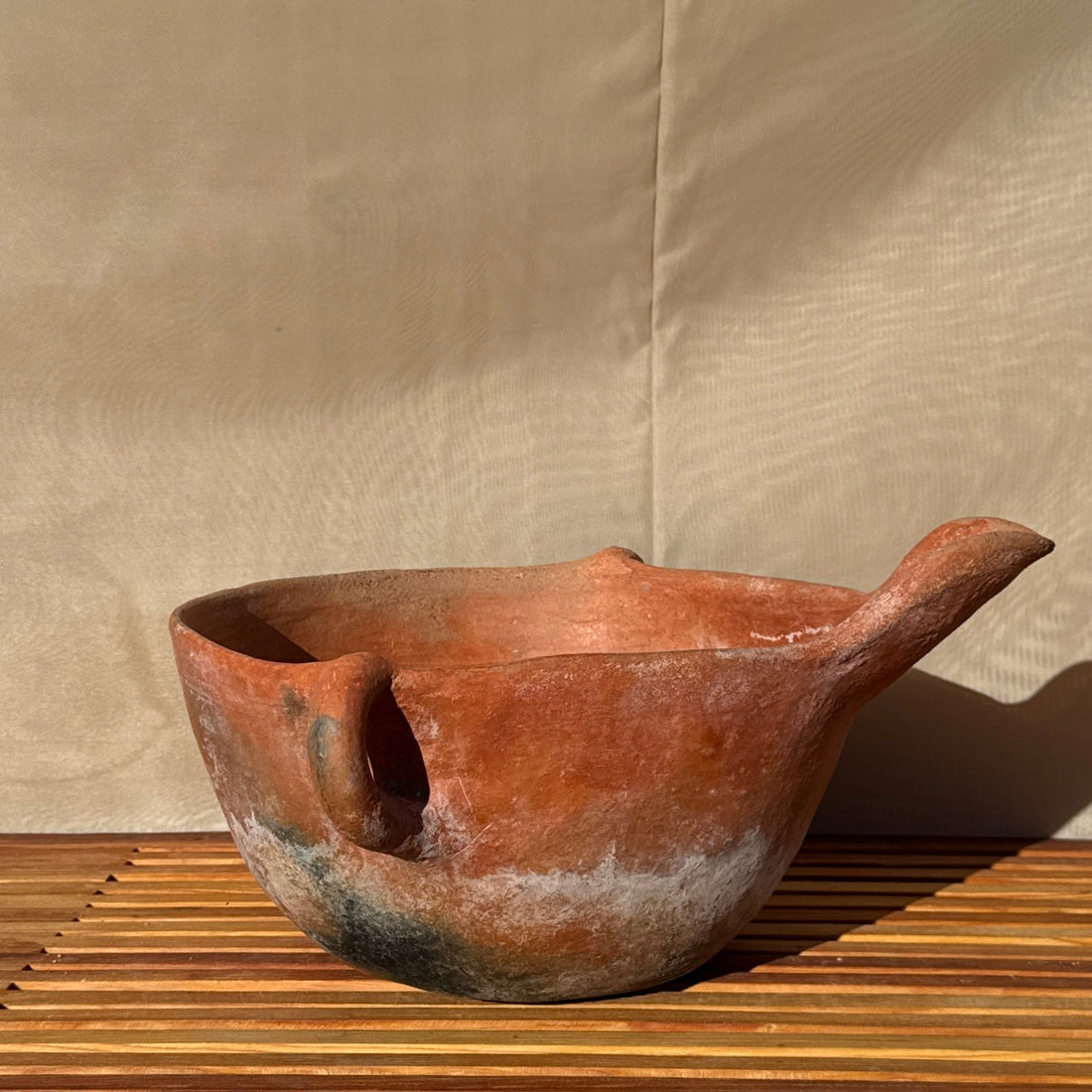 Vintage Oaxacan Red Clay Oversized Bowl - Monte Visión