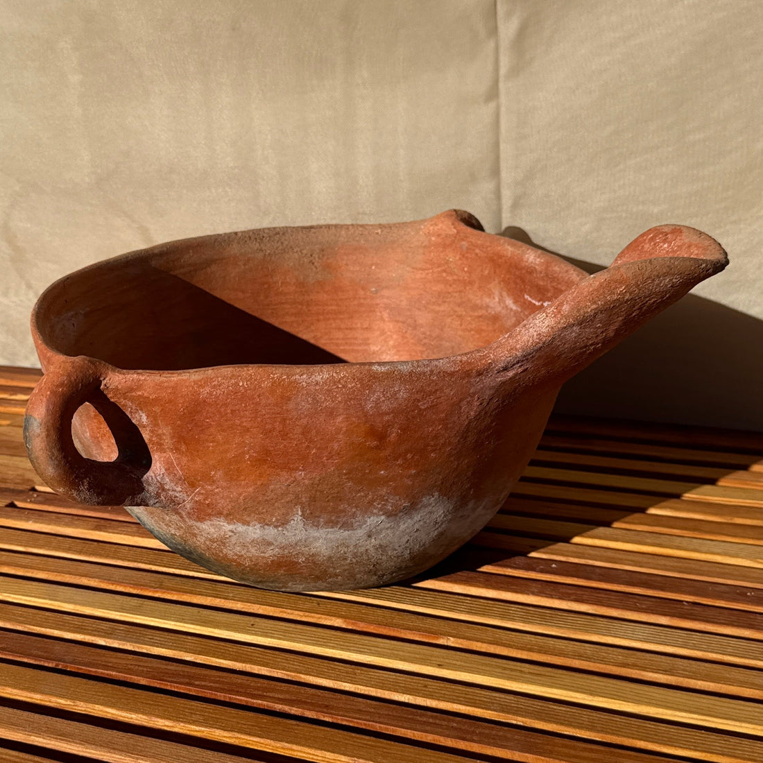Vintage Oaxacan Red Clay Oversized Bowl - Monte Visión