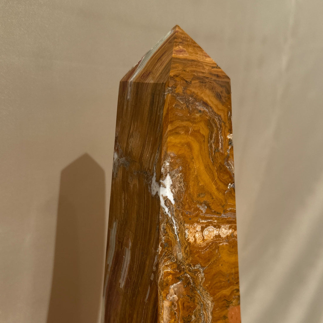 Vintage Onyx Stone Obelisk - Monte Visión