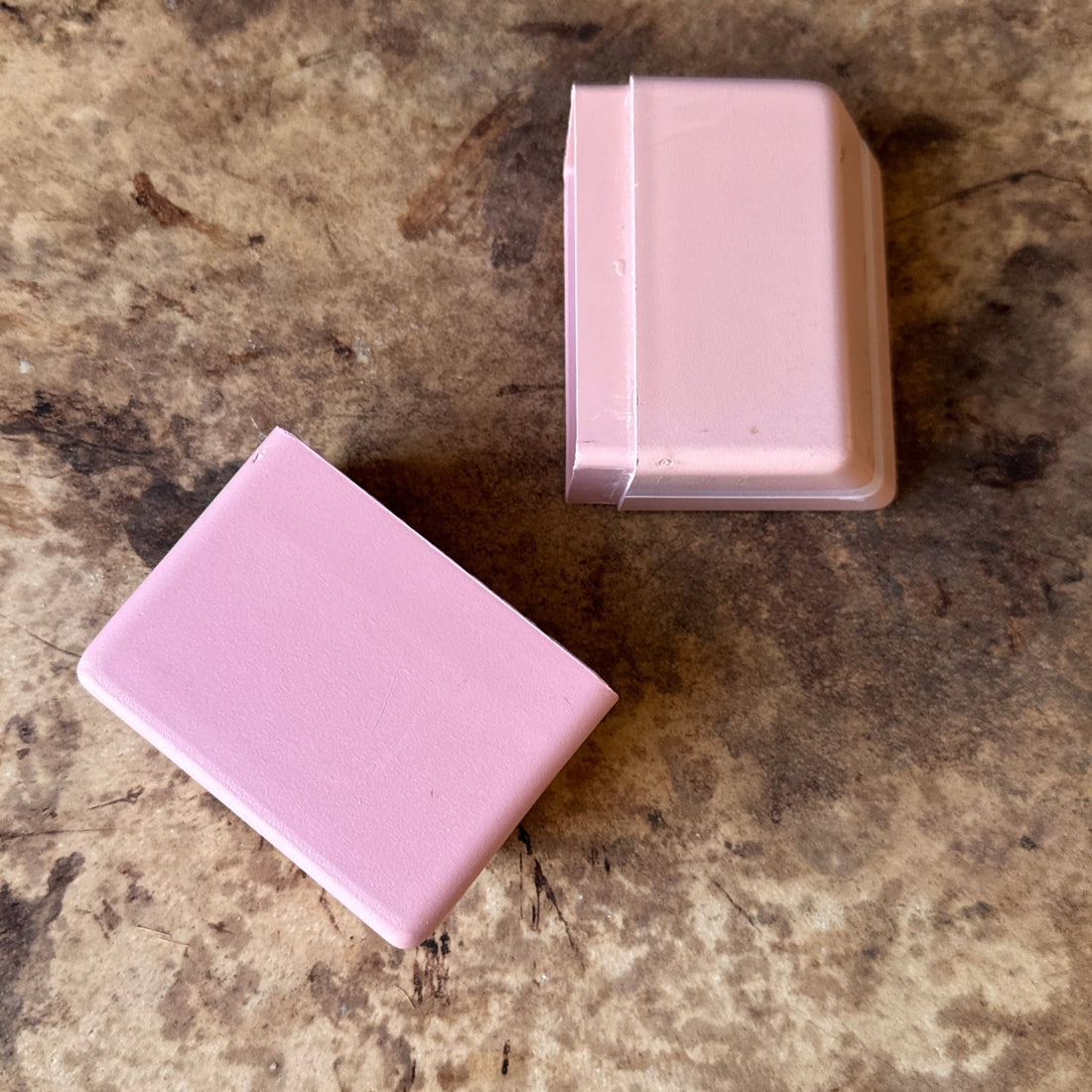 Vintage Plastic Pop Art Eraser Stash Box - Monte Visión