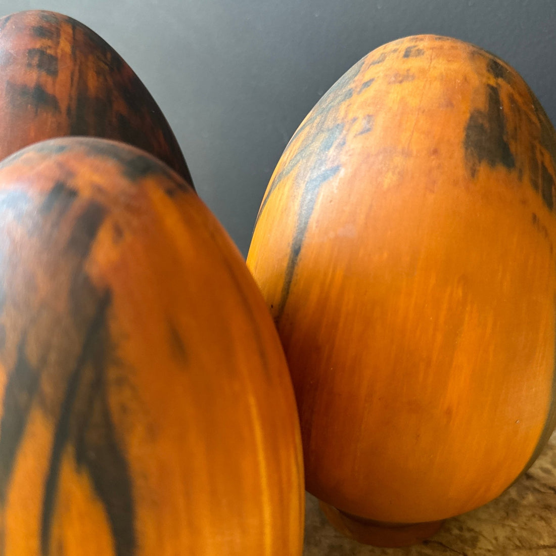 Vintage Ron Kent Wood Egg Forms - Monte Visión