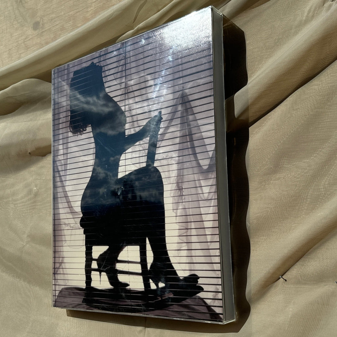 1980's Nude Woman In Rocking Chair Silhouette Photo - Monte Visión