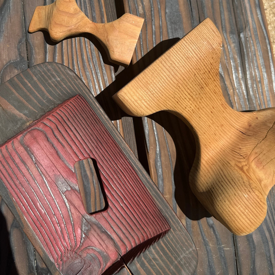 Artist-Made Carved Suspended Footed Dish - Monte Visión