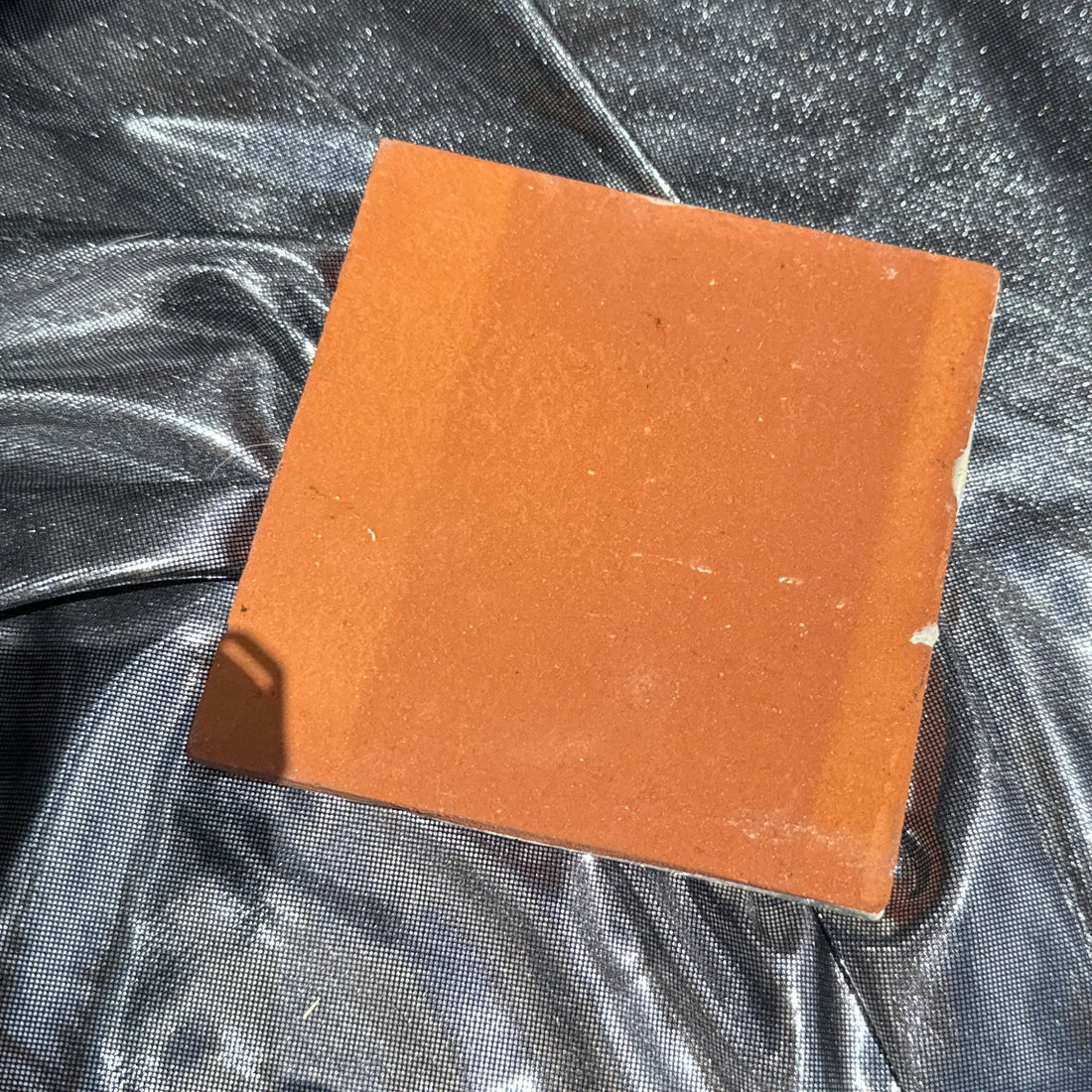 Artist-Made Glazed Hand Terracotta Tile - Monte Visión