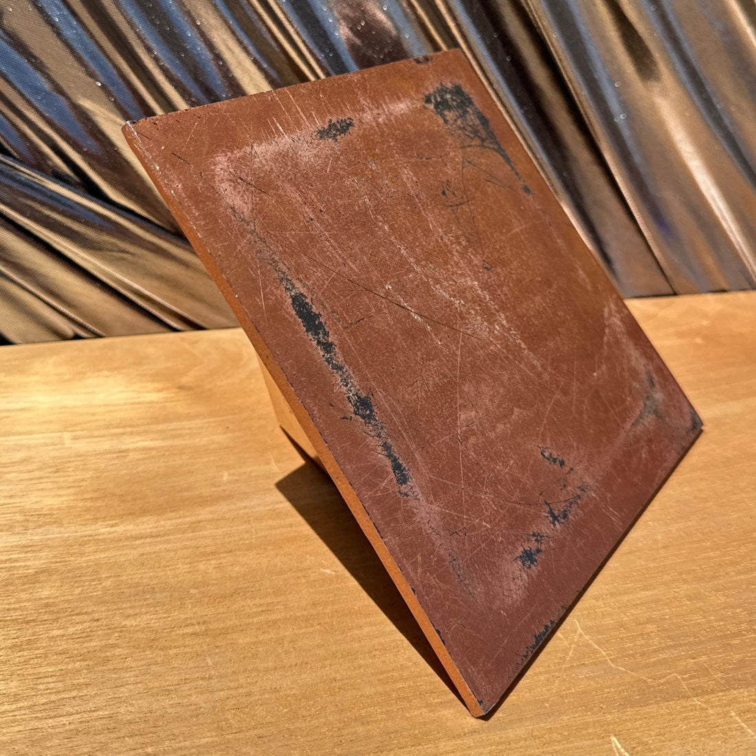 Artist-Made Welded Copper Pyramid Coin Bank - Monte Visión