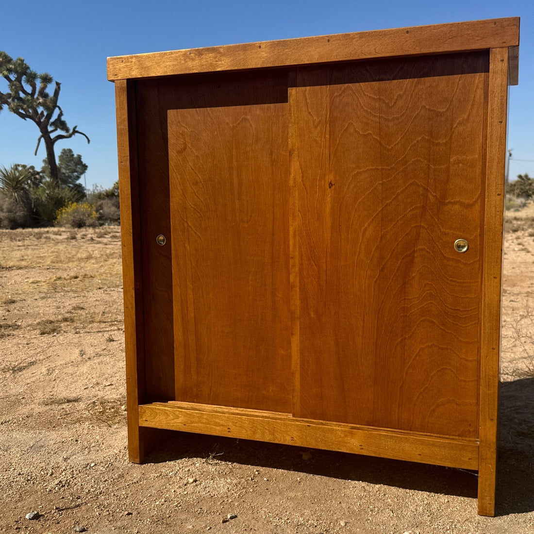 Artist-Made Wood Storage Shelves - Monte Visión