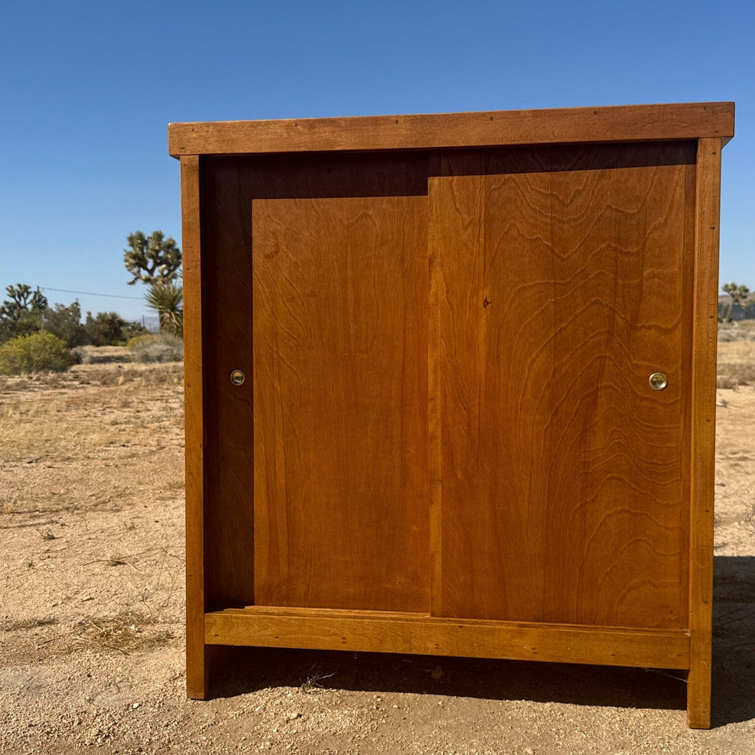 Artist-Made Wood Storage Shelves - Monte Visión