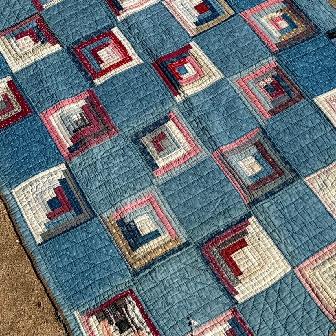 1940's Denim u0026 Bandanna Remnant Quilt – Monte Visión