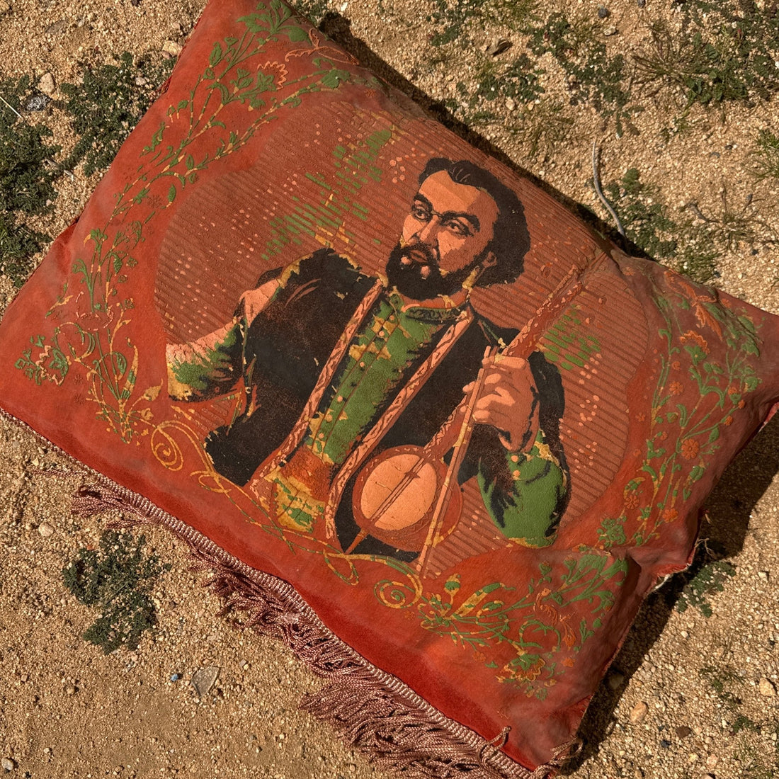 1950's Spanish Throw Pillows- Set of 2 - Monte Visión