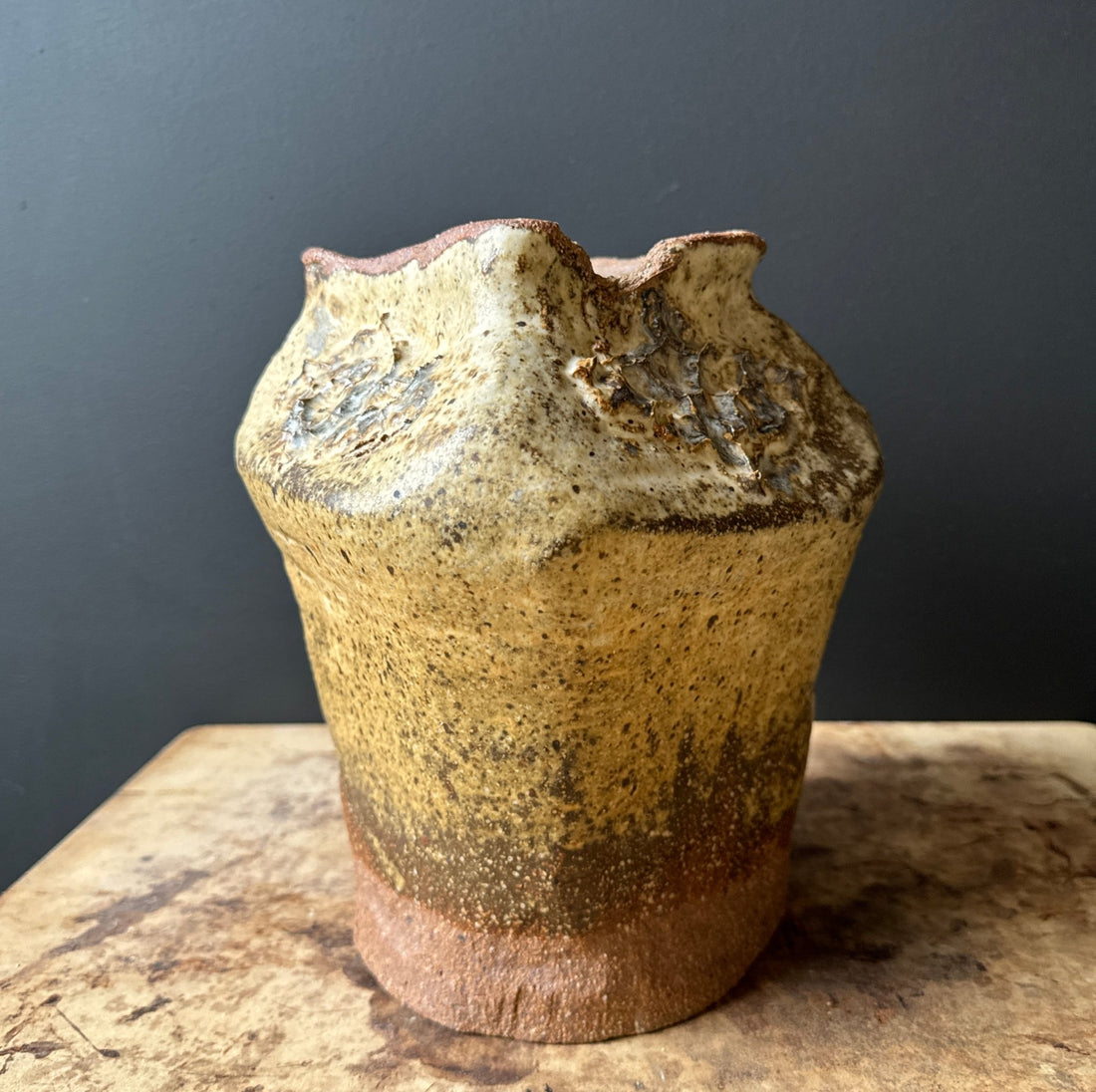 1970's Hand-Constructed Studio Pottery Vase - Monte Visión