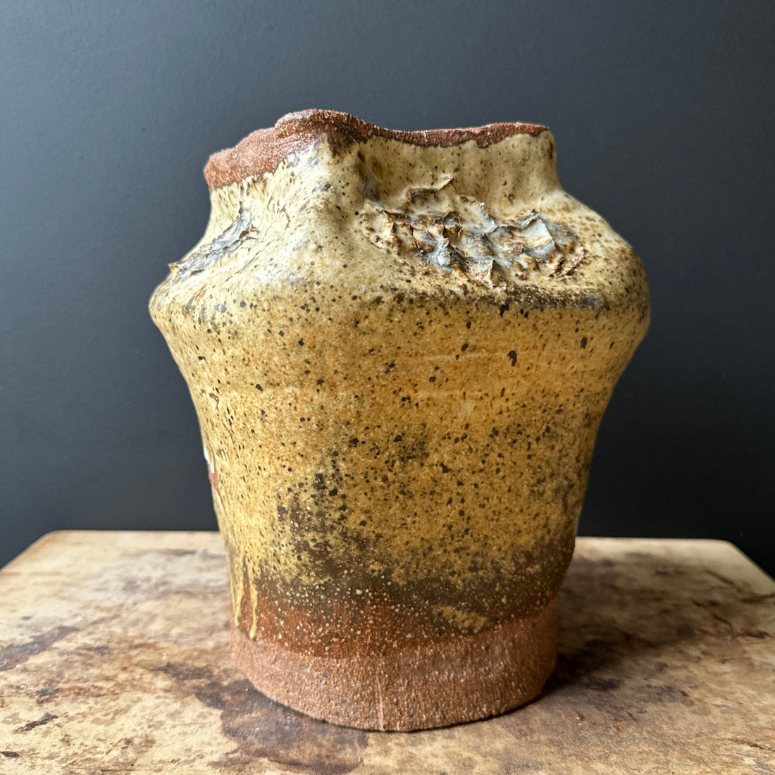 1970's Hand-Constructed Studio Pottery Vase - Monte Visión