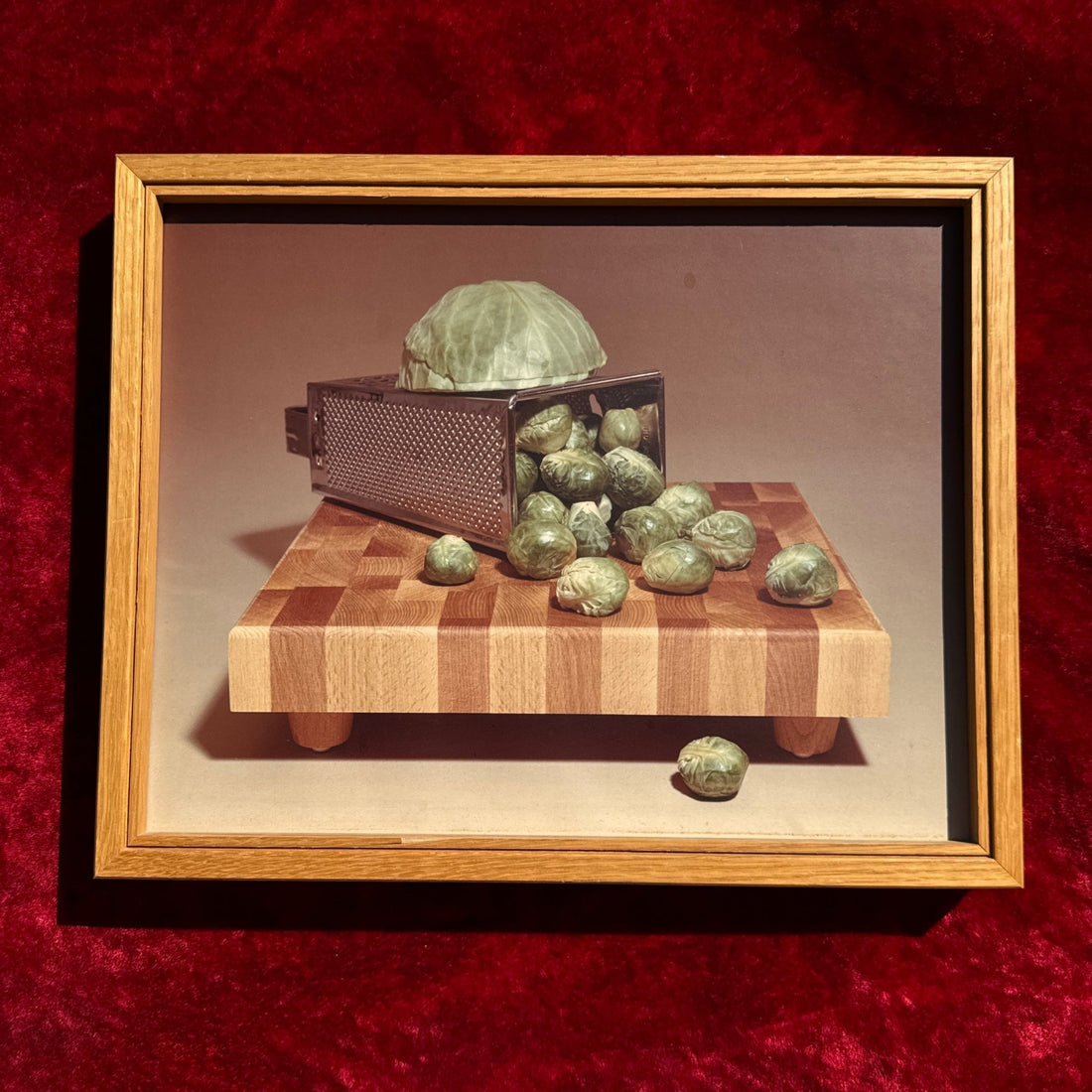 1980's Brussel Sprouts & Cabbage Photo Art - Monte Visión