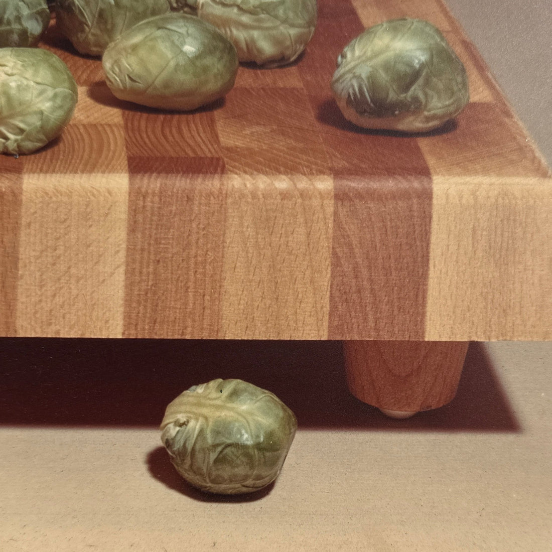 1980's Brussel Sprouts & Cabbage Photo Art - Monte Visión