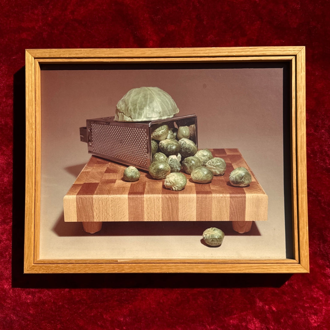 1980's Brussel Sprouts & Cabbage Photo Art - Monte Visión